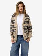 NMFLYNN L/S V-NECK KNIT CARDIGAN NO