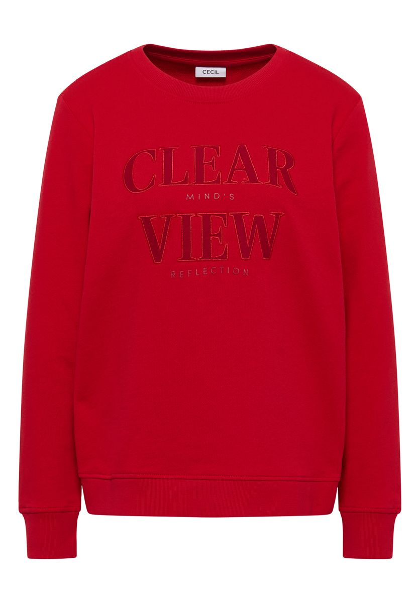 Sweatshirt mit Wording