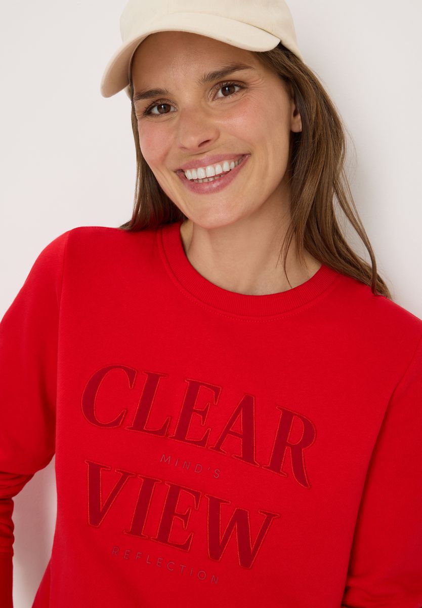 Sweatshirt mit Wording