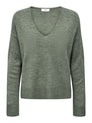JDYELANORA L/S V-NECK PULLO. KNT NO