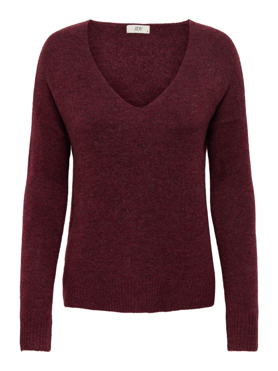 JDYELANORA L/S V-NECK PULLO. KNT NO