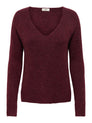 JDYELANORA L/S V-NECK PULLO. KNT NO