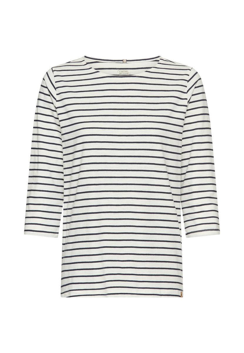 Baumwollshirt mit 3/4 Arm