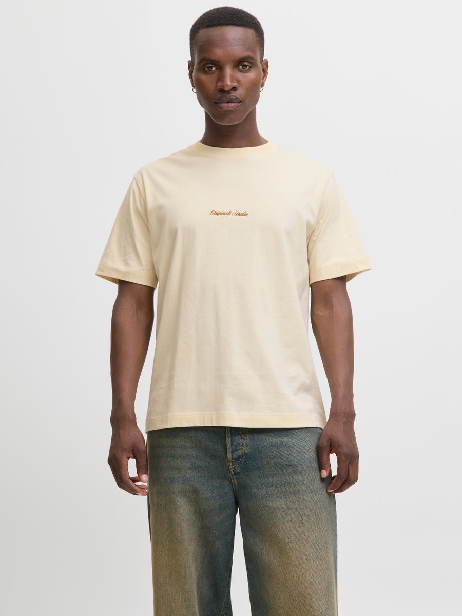 JORNORREBRO EMB TEE SS CREW NECK NO