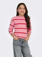 KOGFRANCA LIFE SHORT L/S STRIPE KNT