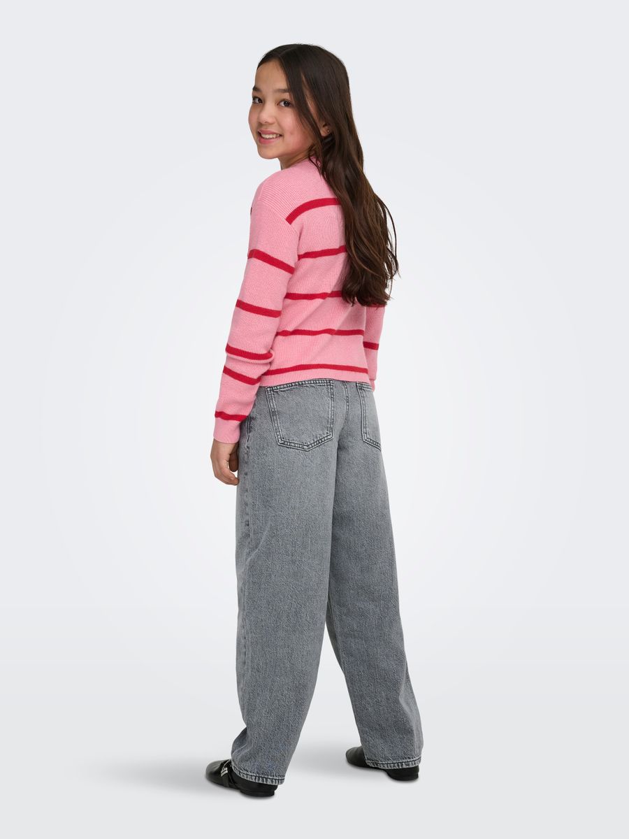 KOGFRANCA LIFE SHORT L/S STRIPE KNT