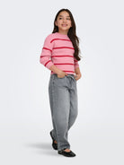 KOGFRANCA LIFE SHORT L/S STRIPE KNT