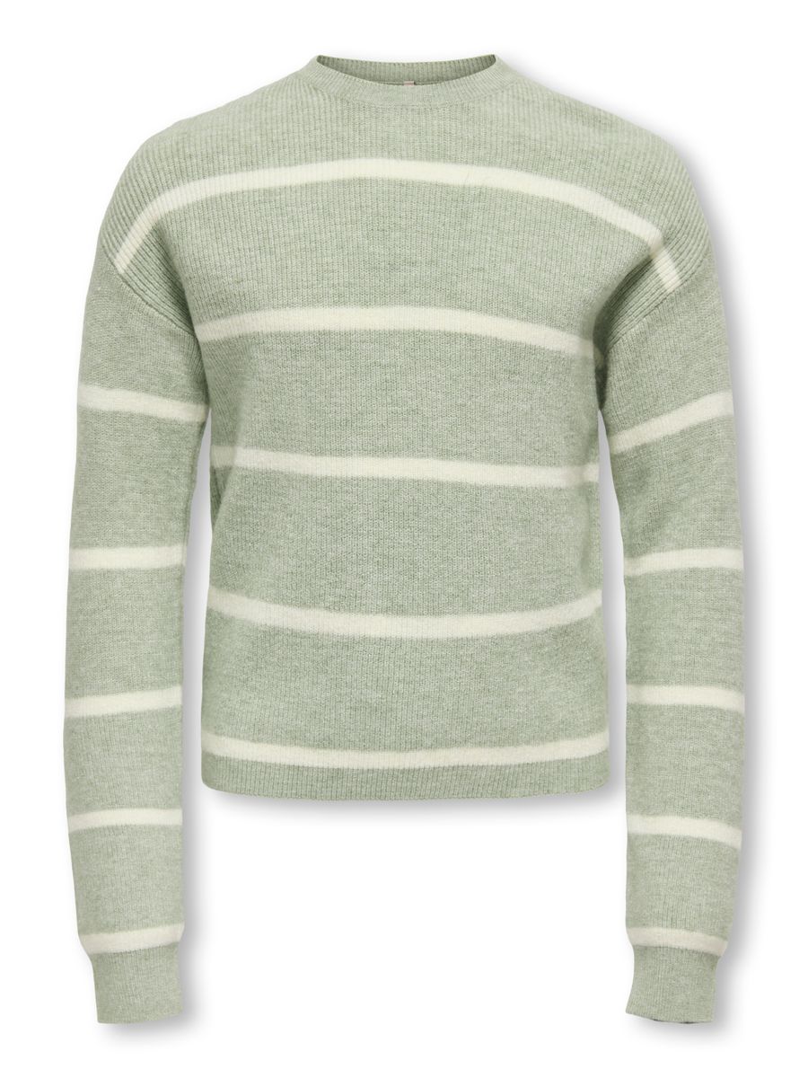 KOGFRANCA LIFE SHORT L/S STRIPE KNT NOOS
