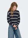 KOGFRANCA LIFE SHORT L/S STRIPE KNT NOOS