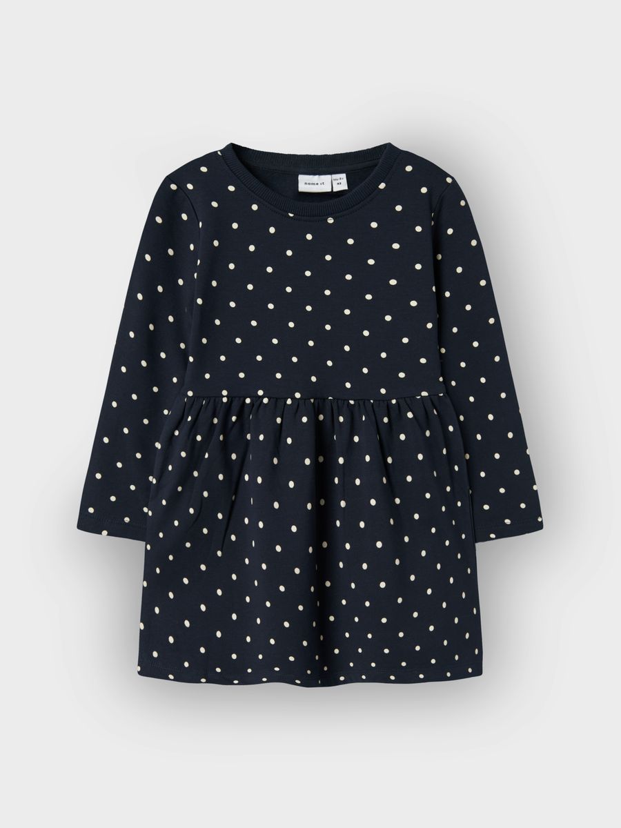 NMFDAVINA LS SWEAT BRU DRESS NOOS