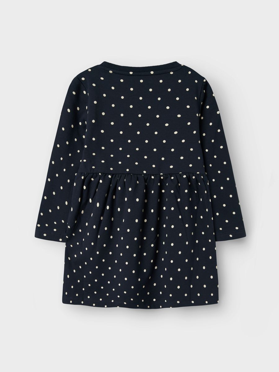 NMFDAVINA LS SWEAT BRU DRESS NOOS
