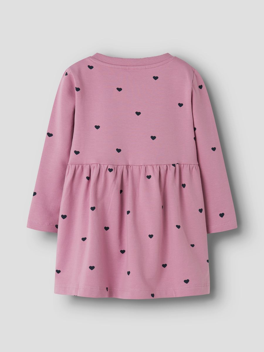 NMFDAVINA LS SWEAT BRU DRESS NOOS