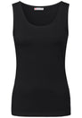 Basic Top mit Rundhals in Unifarbe
