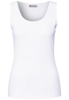 Basic Top mit Rundhals in Unifarbe