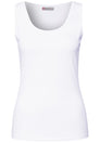 Basic Top mit Rundhals in Unifarbe