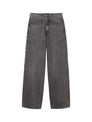 wide leg denim pants