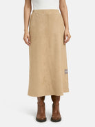 FAKE SUEDE SKIRT