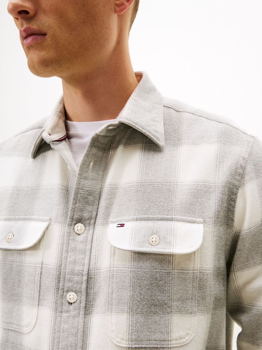 FLANNEL CHECK SHIRT JACKET