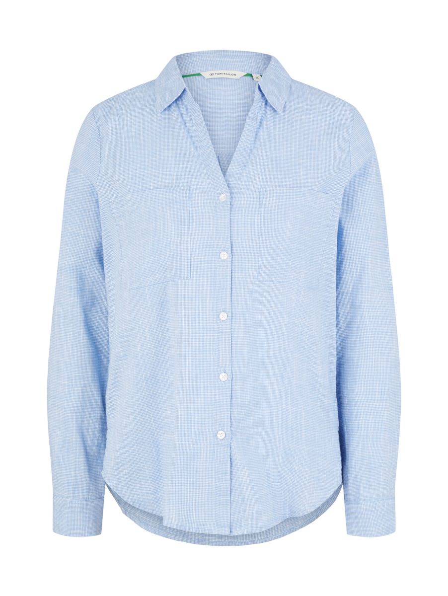 blouse with slub structure