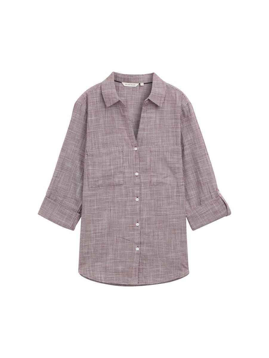 blouse with slub structure