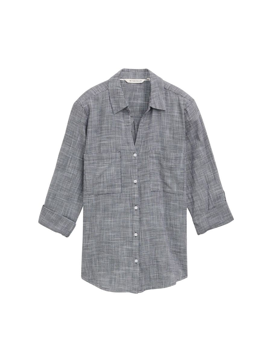 blouse with slub structure