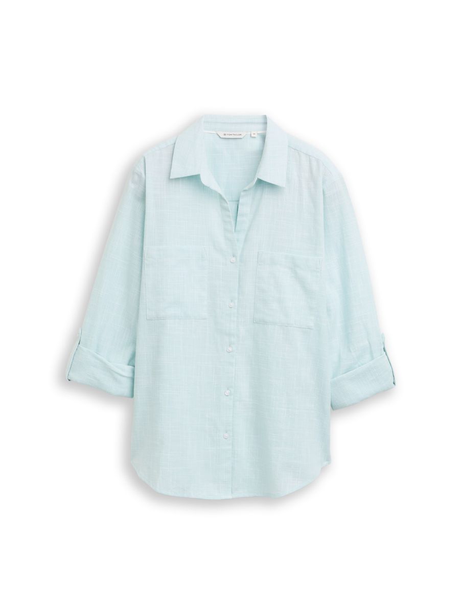 blouse with slub structure