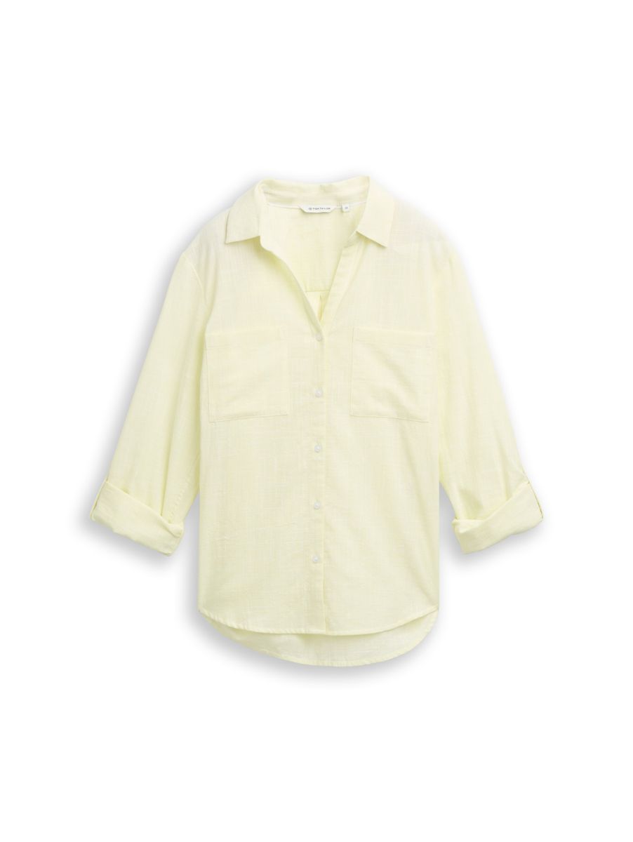 blouse with slub structure