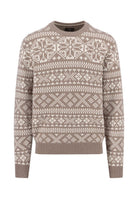 O-Neck,  Big Jacquard
