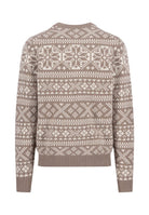 O-Neck,  Big Jacquard