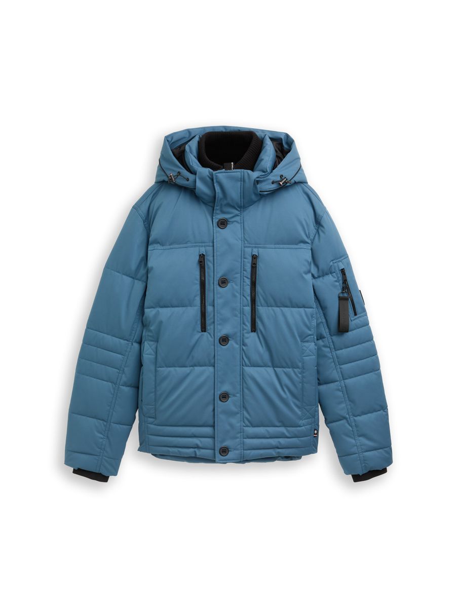 puffer jacket with hood