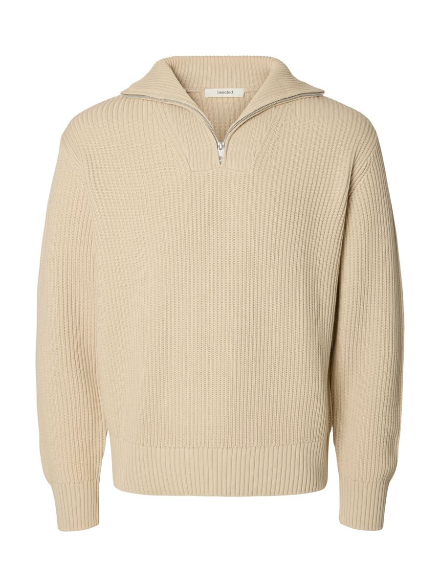 SLMDRY LS KNIT HALF ZIP NOOS