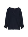T-shirt stripe henley