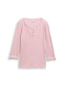 T-shirt stripe henley
