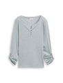 T-shirt stripe henley