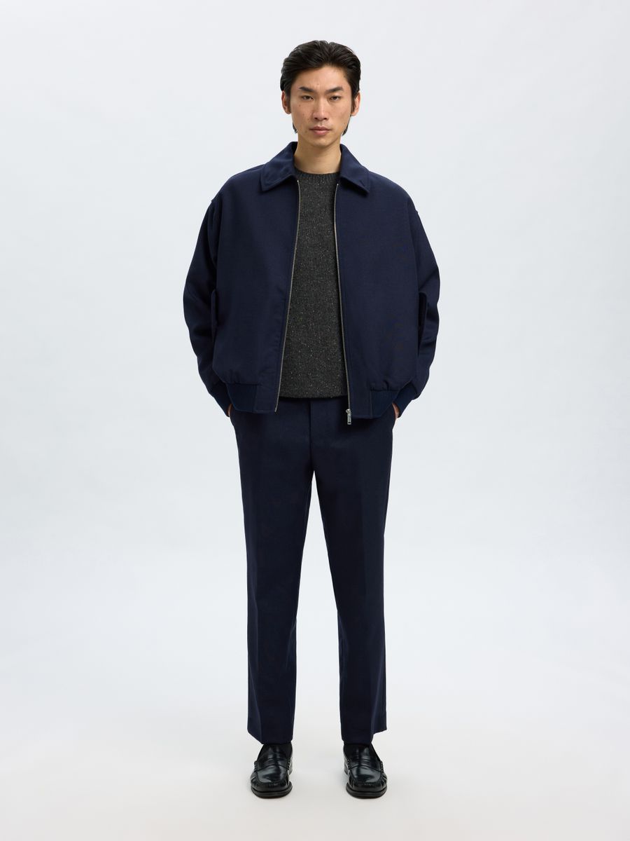 SLHNEIL LS KNIT NEPS CREW NECK