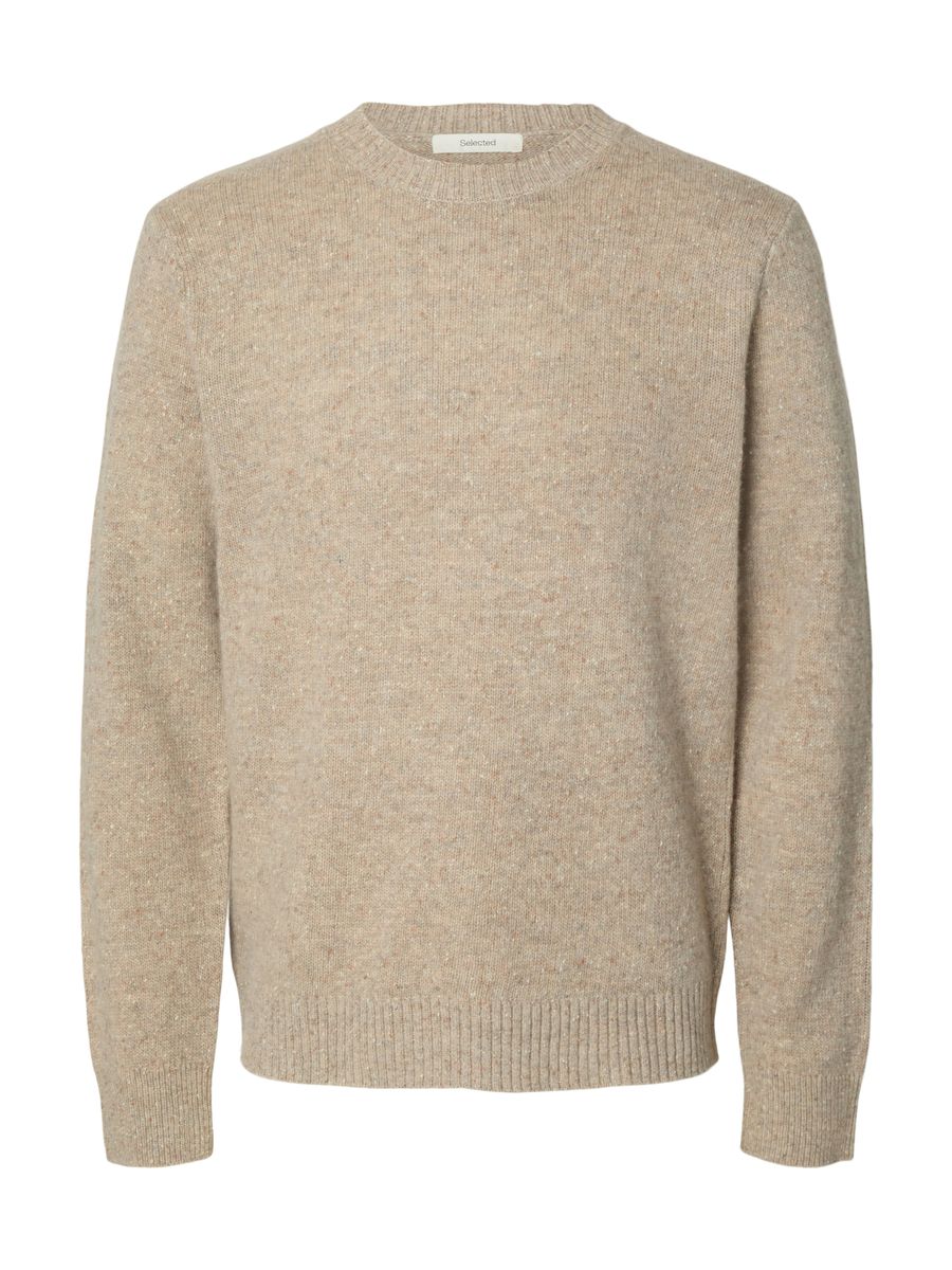 SLHNEIL LS KNIT NEPS CREW NECK