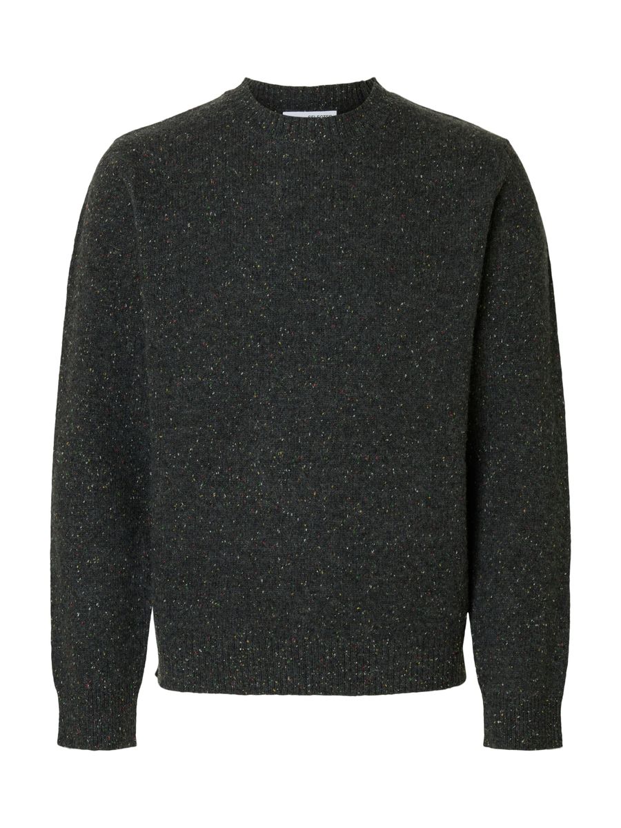SLHNEIL LS KNIT NEPS CREW NECK