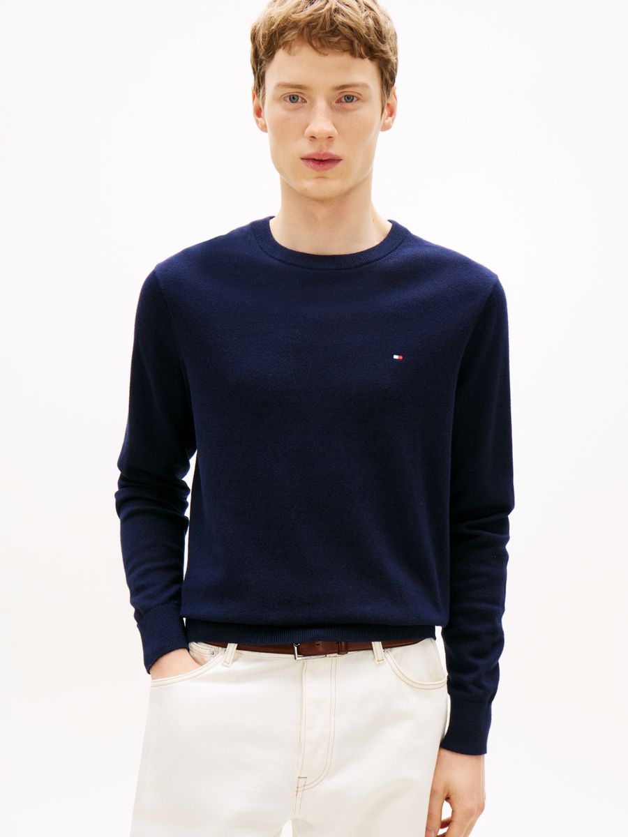PIMA ORG CTN CASHMERE CREW NECK