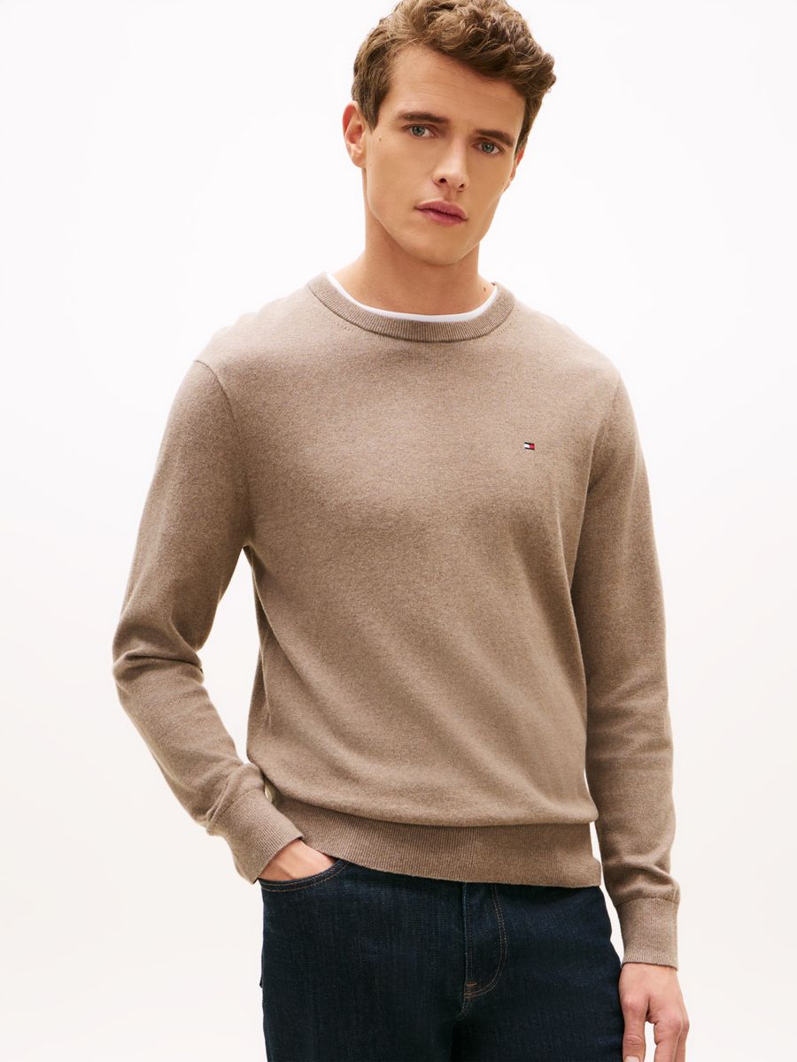 PIMA ORG CTN CASHMERE CREW NECK