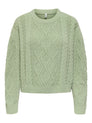 ONLELLY LIFE LS CABLE O-NECK CC KNT
