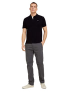 basic polo with contrast