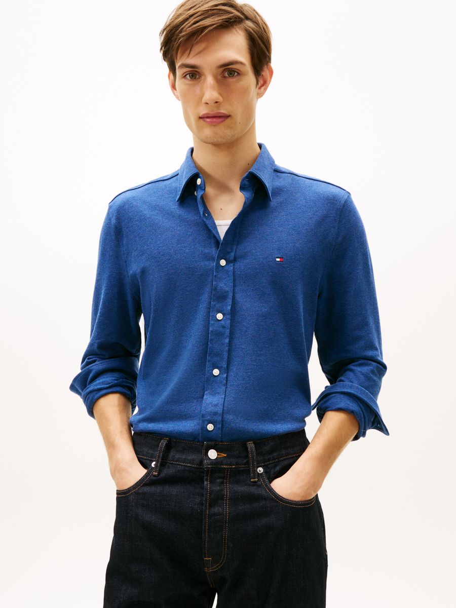KNIT PIQUE FEATHERWEIGHT SHIRT