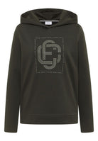 Hoodie mit Schmucksteinen