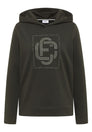 Hoodie mit Schmucksteinen