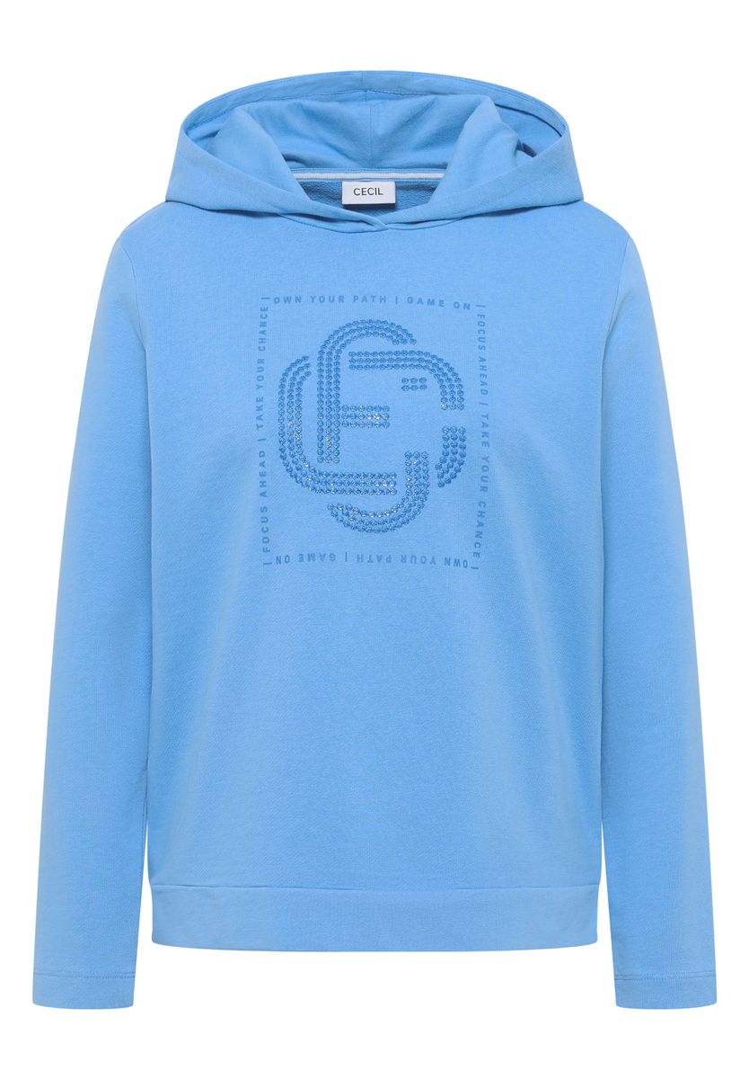 Hoodie mit Schmucksteinen