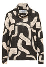 Gemustertes Melange Shirt