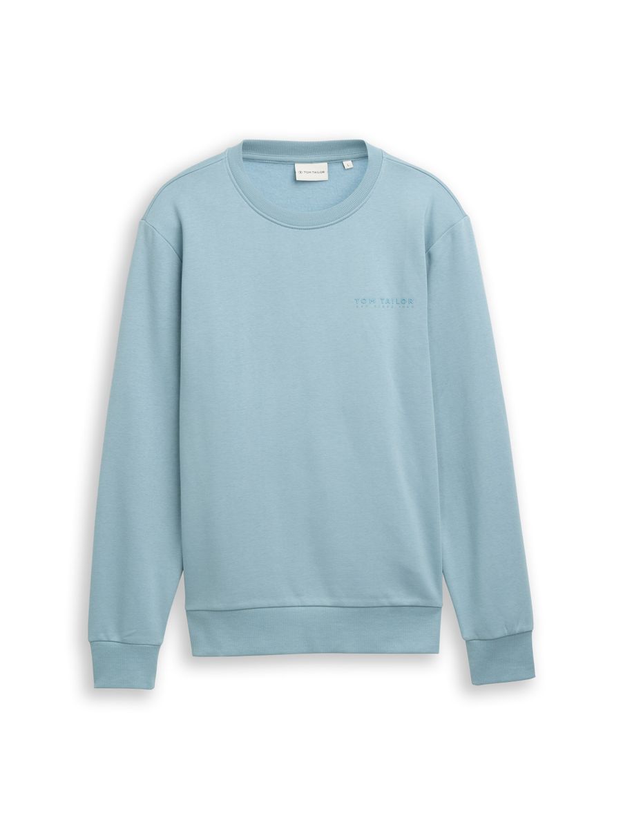 printed crew neck sweater