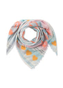 JACQUARD SQUARE COTTON/POLYACRYLIC