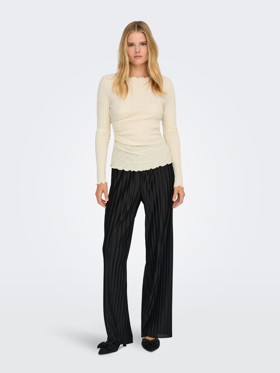ONLELLA L/S RUCHING TOP JRS
