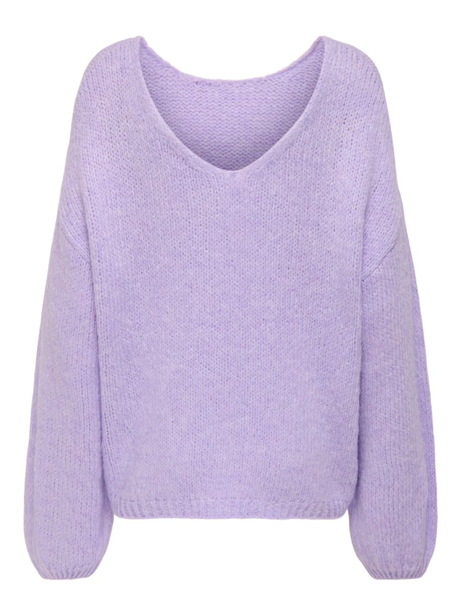 JDYDINEA L/S REVERSIBLE PULLOV. KNT